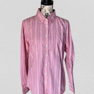 J Crew Classic Fit Shirt | Pink Stripe